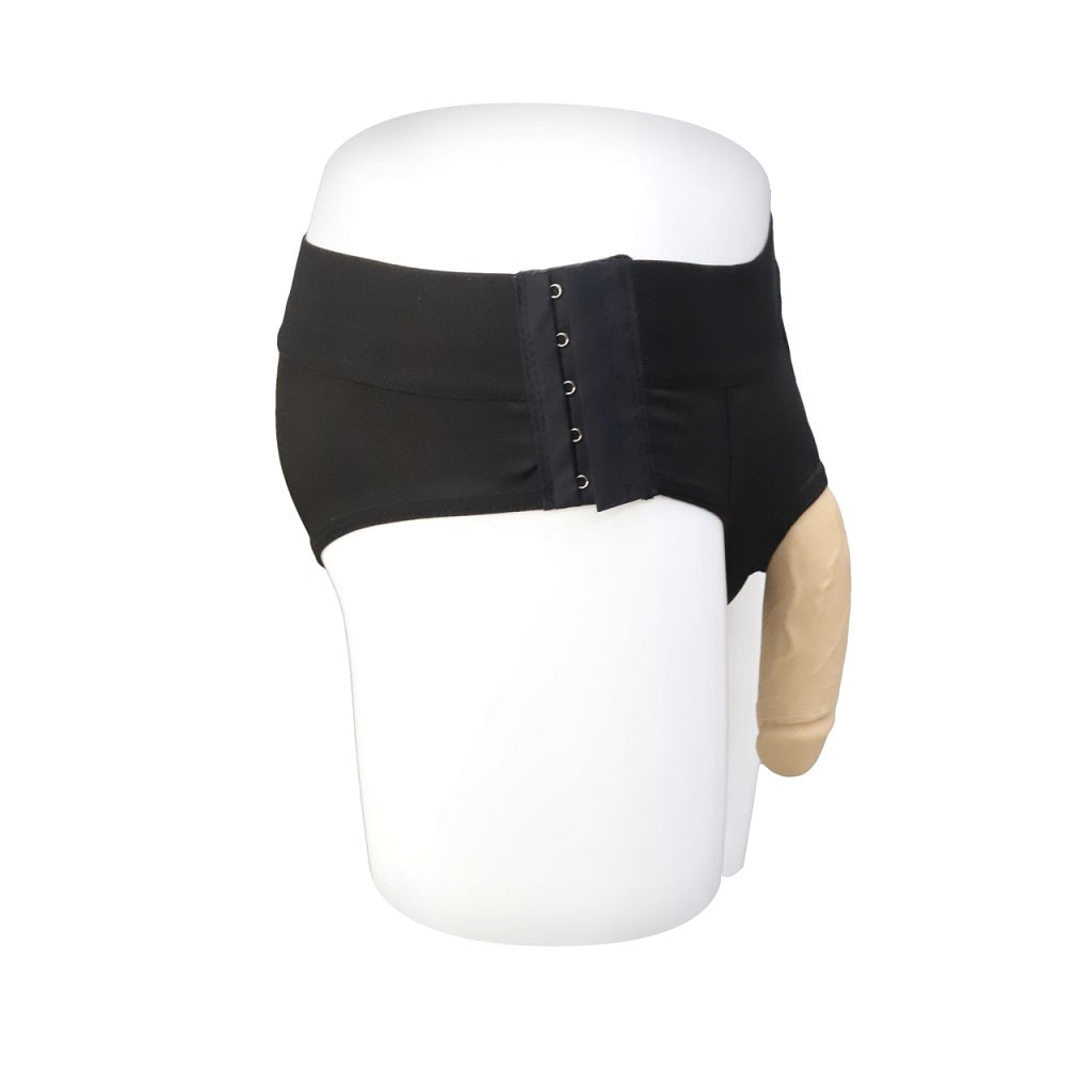 XX-DREAMSTOYS FTM Packer with Panty Size M Silicone Packer and Black Polyester-Elastane Underpants Secondary image
