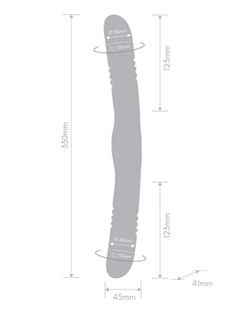 Together Double Delight 4.85 Inches Rechargeable Couples Vibrator with Thrusting Motion > Dildos > Double Dildos