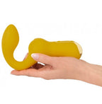Double Vibrator Yellow Masturbator with 10 Vibration Modes and Flexible Vibro-Wings > Vibrators > Standard Vibrators