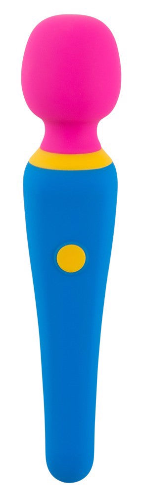 Bunt Wand Vibrator Compact 19.7 cm Colorful Waterproof with 10 Vibration Modes Secondary image