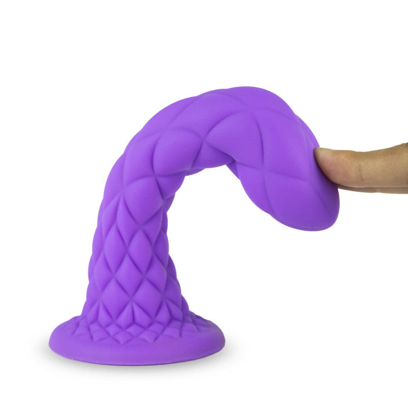 Silexd Fantasy Line Dreamy (Purple) – Thermo-Reactive 7 Inch Dildo > Dildos > Neutral Dildos
