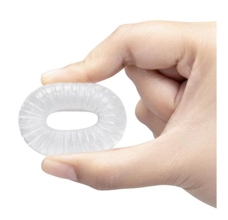 B-Vibe Stretch-Tech Swirl Ultra Flexible Silicone Cock Ring > Cock Ring > Single