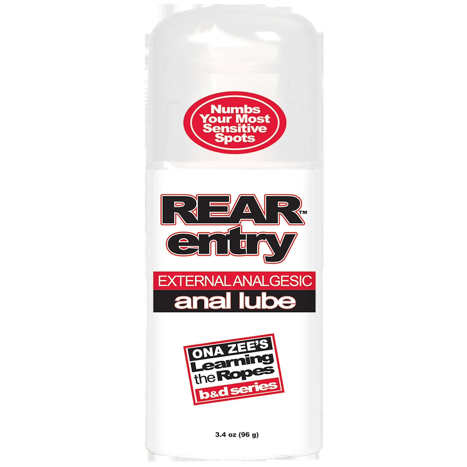 Ona Zee's Rear Entry Anal Lubricant – Desensitising Anal Gel - 96g > Lube > Anal