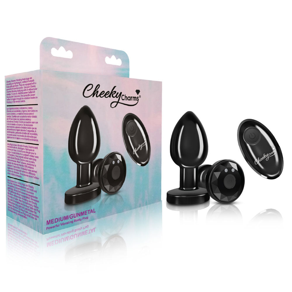 Viben Cheeky Charms Metal Remote Vibrating Anal Plug