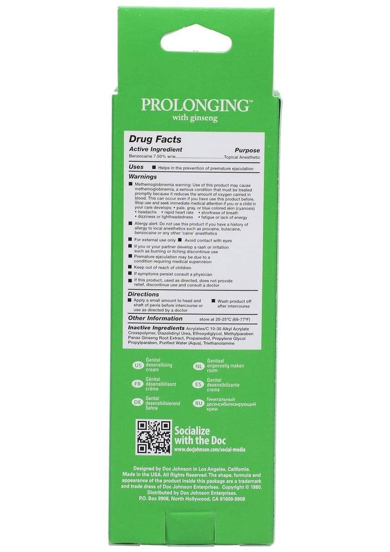 Proloonging Delay Cream for Men 56 Gram Tube > Essentials > Mens Enhancers