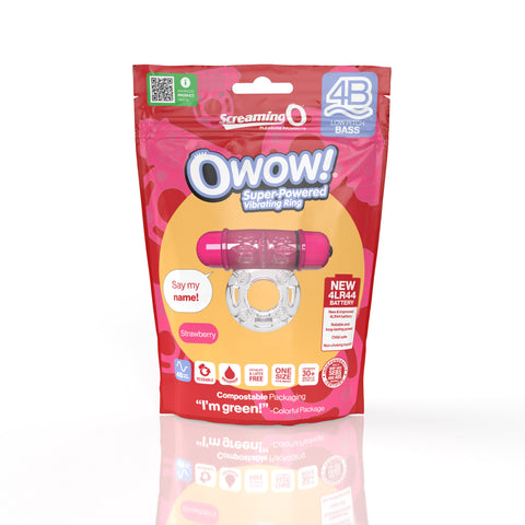 Owow 4B Low Pitch Bass (Strawberry) > Cock Ring > Vibrating