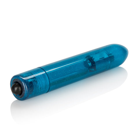 Shane's World Sparkle Bullet 4 Inch Blue Waterproof Vibrating Stimulator BULLETS