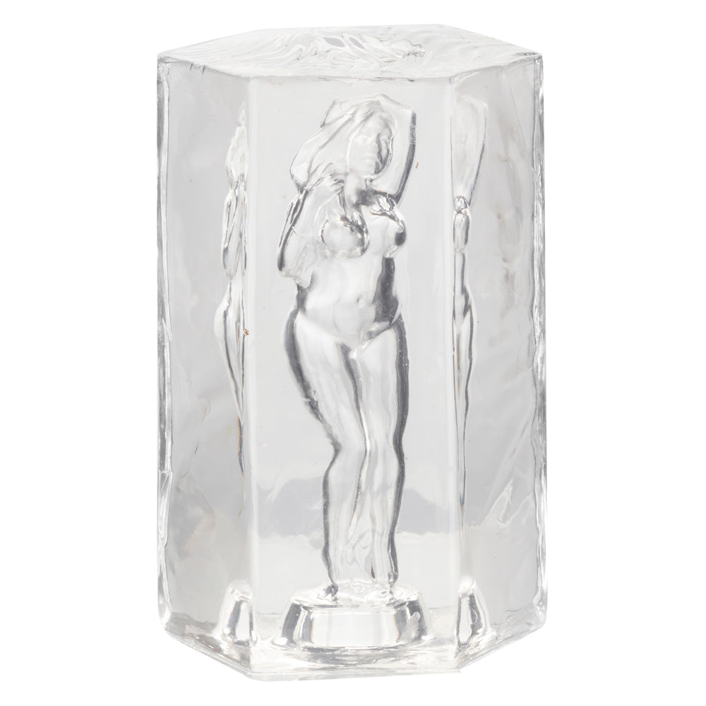 Girls Girls Girls™ Olivia Transparent Handheld Masturbator with Closed-End Suction, Soft and Stretchy Design Strokers - Manual