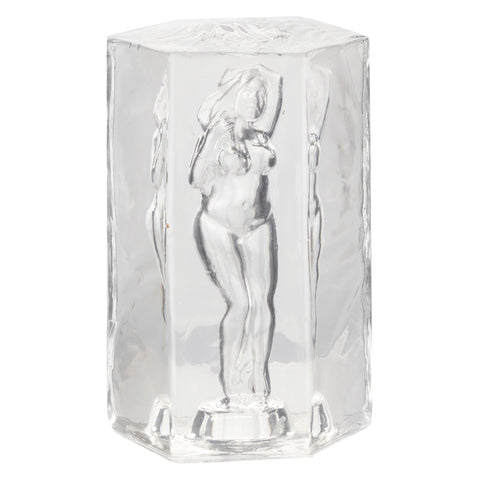 Girls Girls Girls™ Olivia Transparent Handheld Masturbator with Closed-End Suction, Soft and Stretchy Design Strokers - Manual