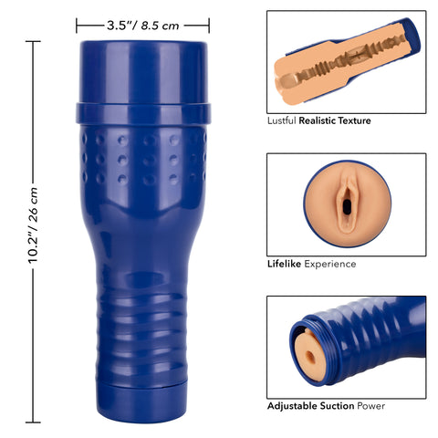 Private Tube Jolee Love Pussy Masturbator with Adjustable Suction and Storage Lid 10.25 Inch Real Skin Technology > Sex Toys For Men > Masturbators > Pornstar