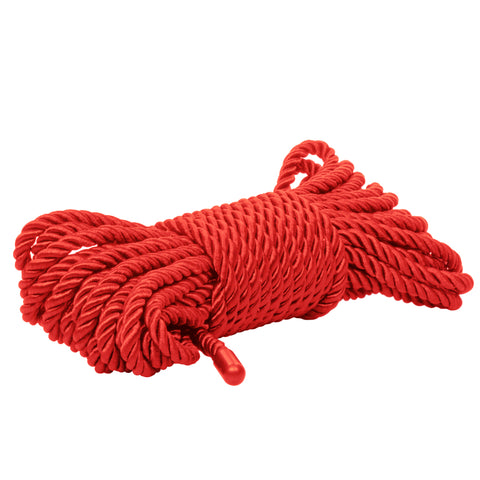 Scandal Red BDSM Rope 32.75ft Shibari Bondage Rope Toy Rope