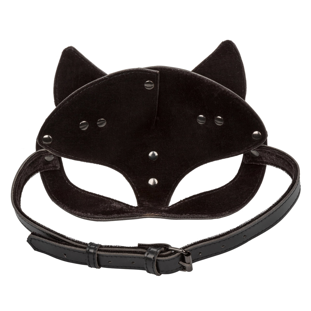 Euphoria Collection Black Cat Mask (Black) – Velvet Interior Adjustable Buckle Mask > Bondage Gear > Masks
