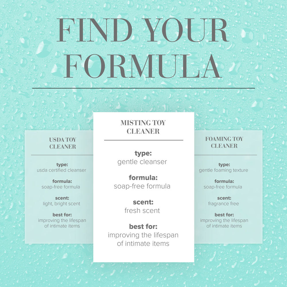 JO Misting Toy Cleaner – Gentle, Lightly Scented, Soap-Free Toy Cleaner Spray 120ml Toy Cleaners