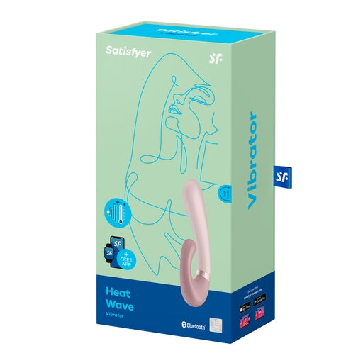 Satisfyer Heat Wave Connect App Vibrator Mauve with Dual Motors and Warming Function
