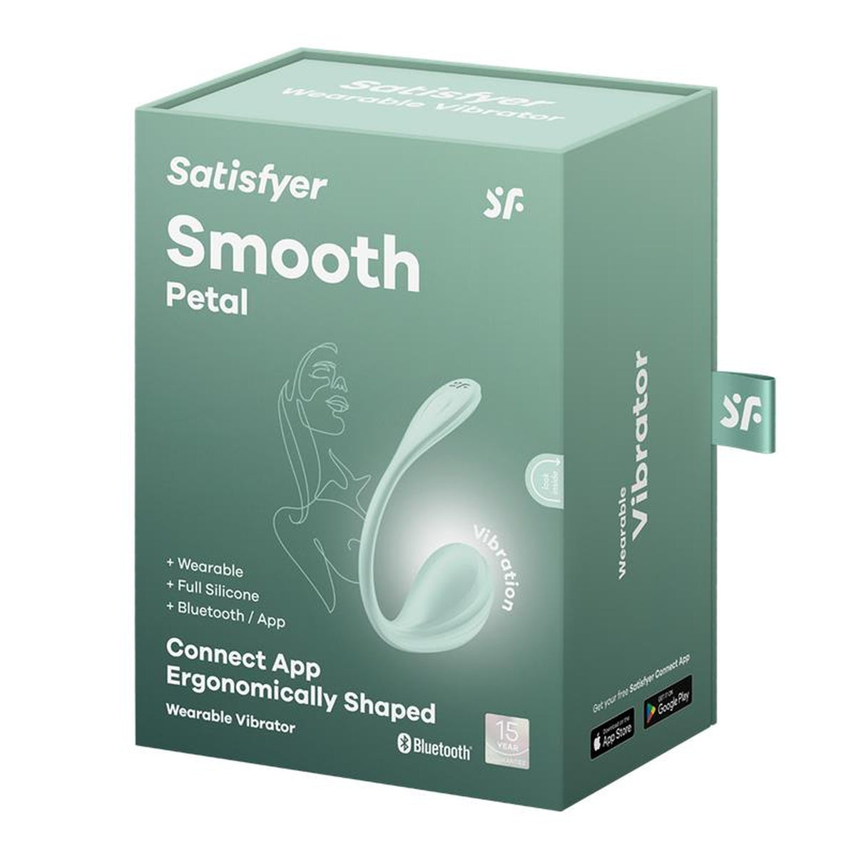 Satisfyer Smooth Petal Wearable Rechargeable G-Spot Stimulator Green > Sex Toys For Ladies > G-Spot Vibrators