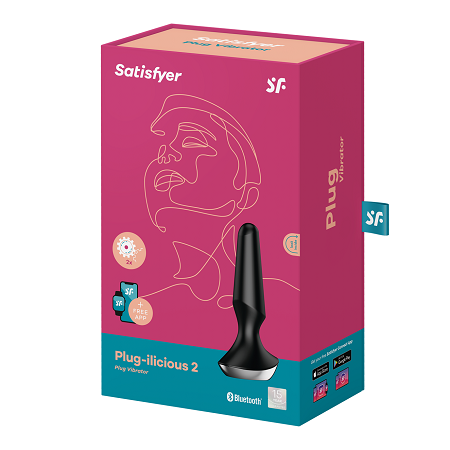 Satisfyer Plug-Ilicious 2 Ergonomic Anal Vibrator > Anal Range > Vibrating Butt Plugs