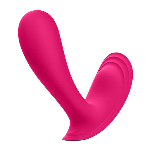Satisfyer Top Secret Wearable Vibrator with App Control in Pink Panty Vibrators