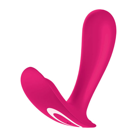 Satisfyer Top Secret Wearable Vibrator with App Control in Pink Pink Panty Vibrators