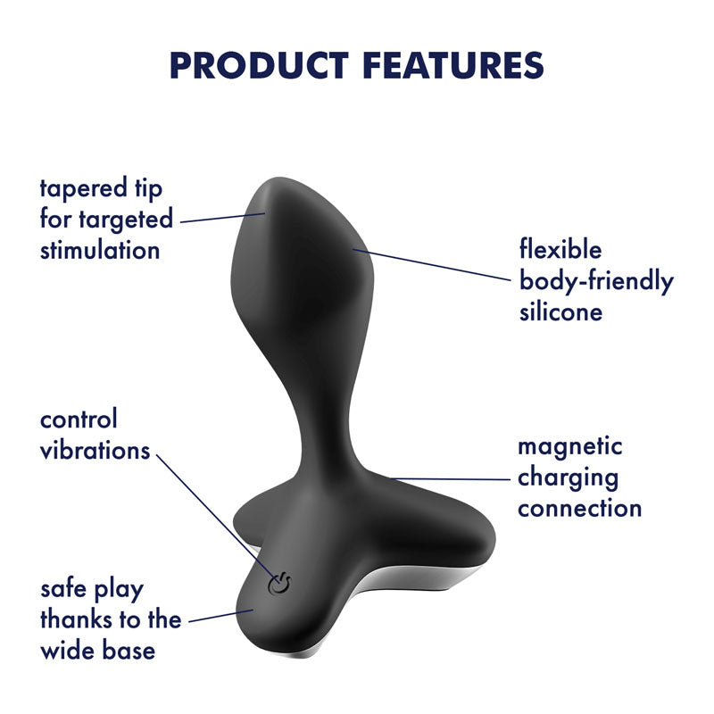 Satisfyer Game Changer Vibrating Anal Plug – Powerful Motor Anal Plug > Anal Range > Vibrating Butt Plugs