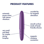 Satisfyer Ultra Power Bullet 6 – USB Rechargeable Compact Bullet Vibrator > Vibrators > Mini Vibrators