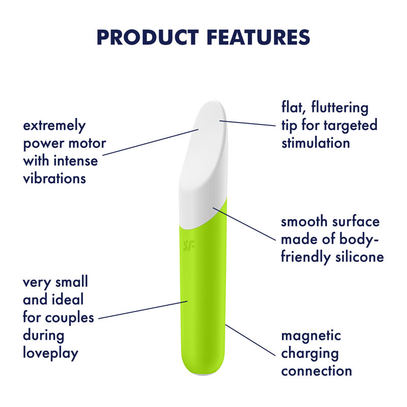 Satisfyer Ultra Power Bullet 7 – USB Rechargeable Silicone Bullet Vibrator Secondary image
