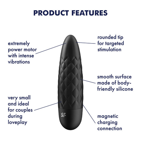 Satisfyer Ultra Power Bullet 5 – USB Rechargeable Bullet Vibrator > Vibrators > Mini Vibrators