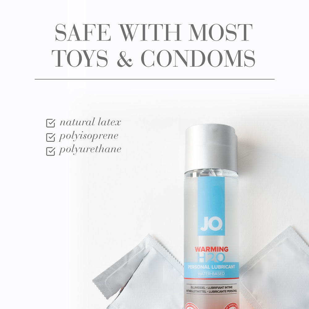 JO H2O Warming Water-Based Lubricant (120 ml) – Silky Warming Lubricant > Lube > Water Based