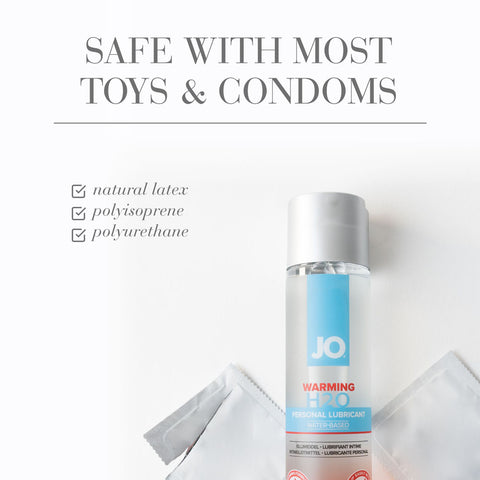 JO H2O Warming Water-Based Lubricant (120 mL) – Silky Warming Lubricant > Lube > Water Based