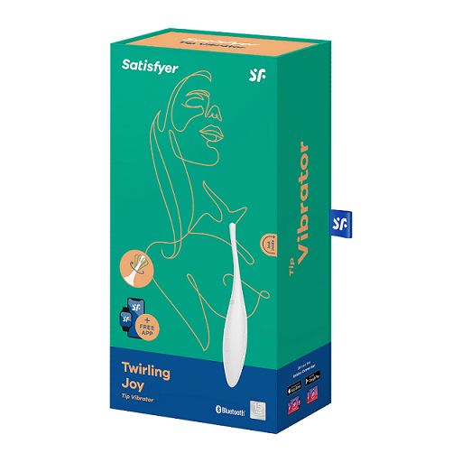 Satisfyer Twirling Joy Tip Stimulator – Rechargeable Silicone Stimulator > Vibrators > Ladies > Clitoral Vibrators and Stimulators