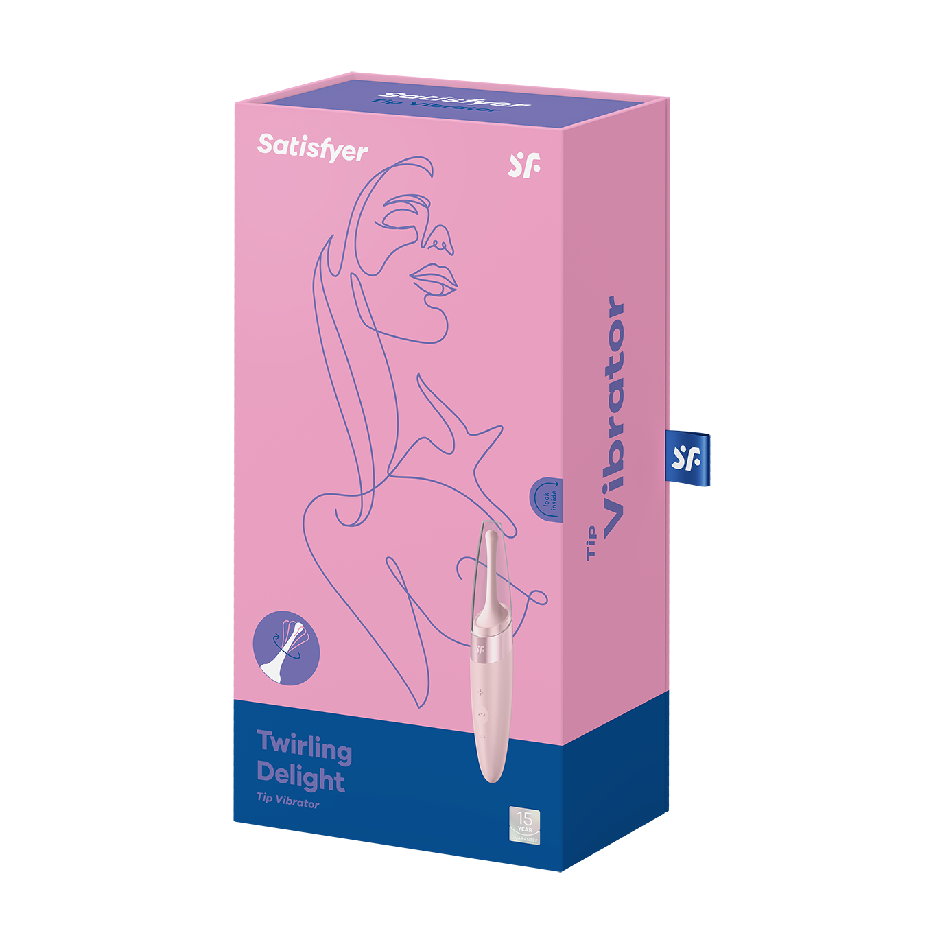 Satisfyer Twirling Delight Tip Stimulator – Precision Tip Luxury Stimulator Default Title > Vibrators > Ladies > Clitoral Vibrators and Stimulators
