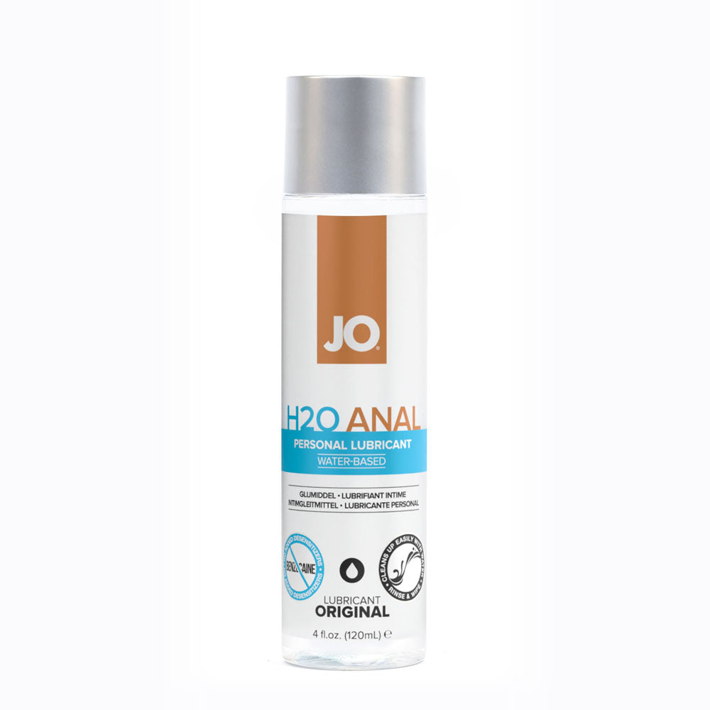 JO H2O Anal Lube – Water-Based Anal Lubricant 120ml Default Title > Lube > Anal