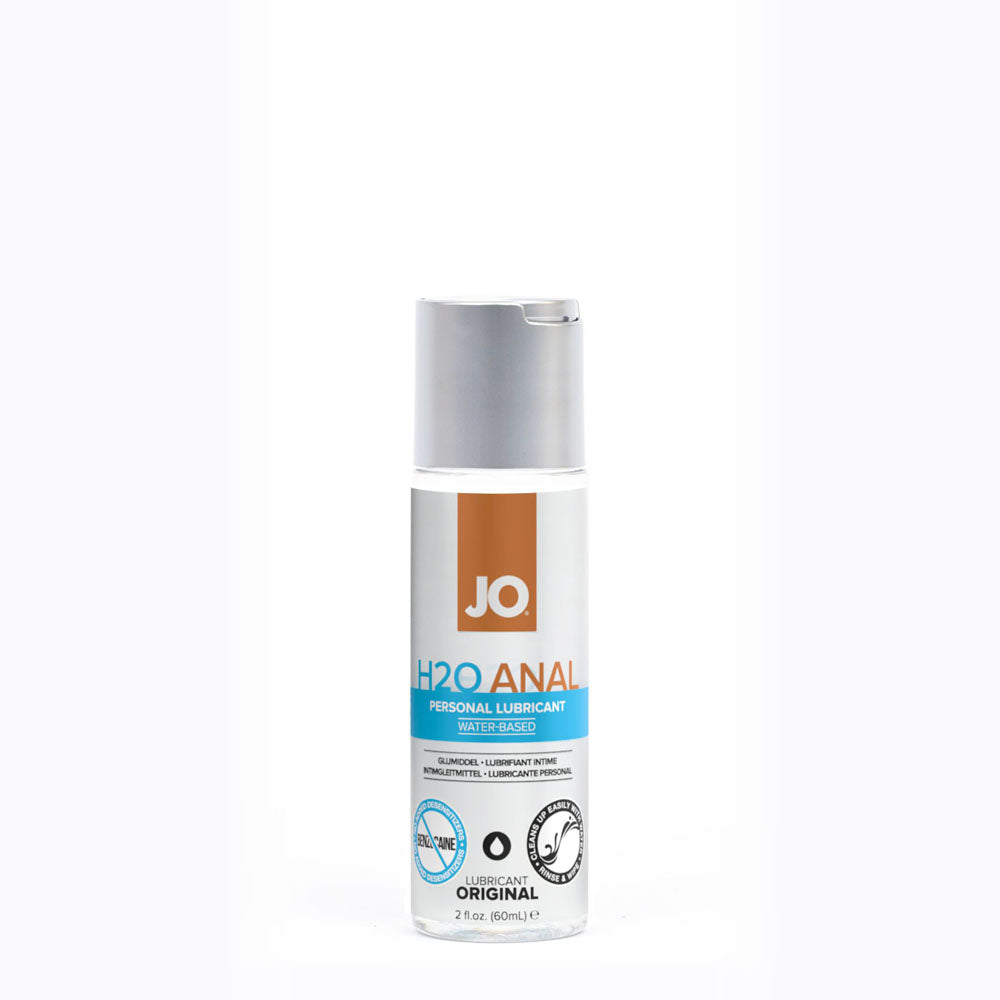 JO H2O Anal Lube – Water-Based Anal Lubricant – 60ml to 240ml 60ml > Lube > Anal