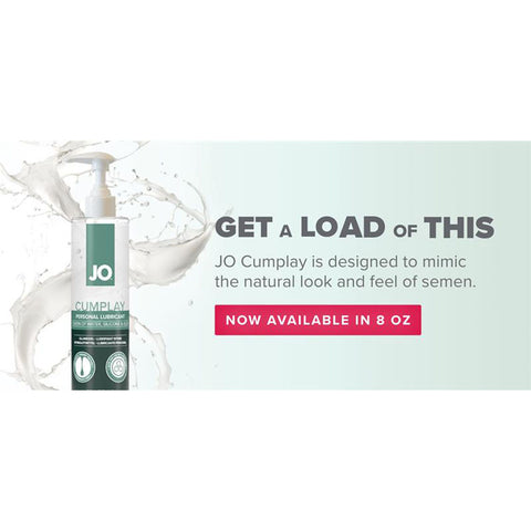 JO Cumplay Hybrid Formula Semen-Like Lubricant (240 mL) – Water-Based Silicone Lubricant Speciality Lubricants