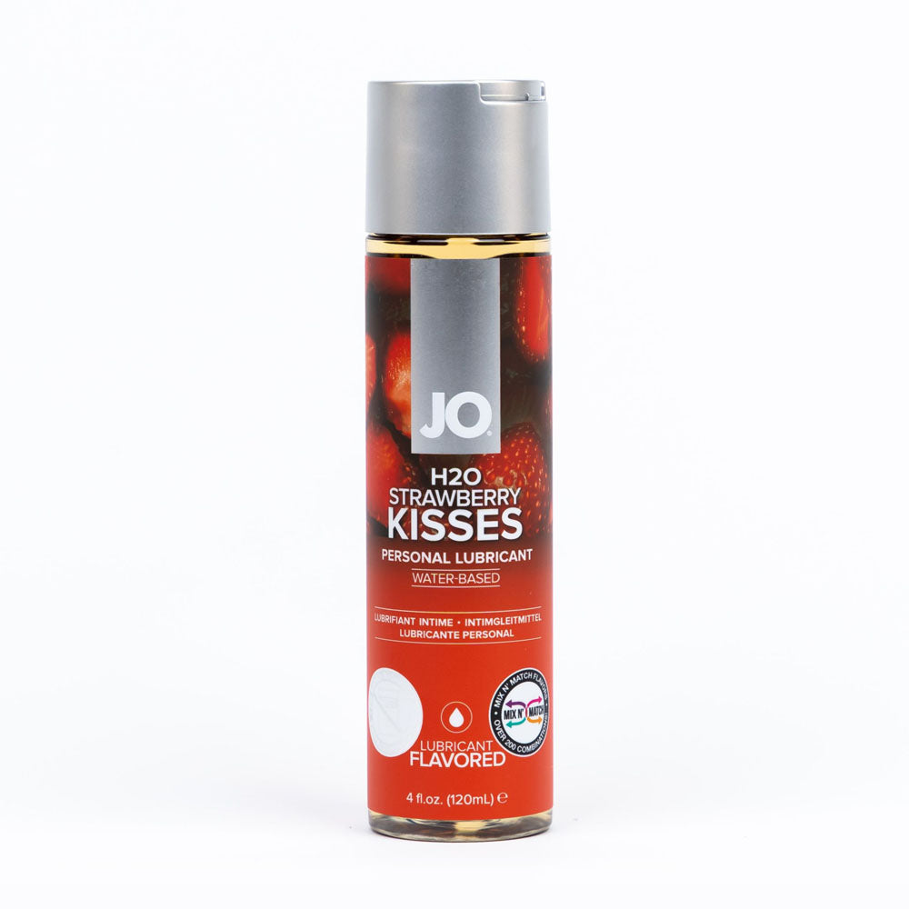 JO H2O Strawberry Kisses (Strawberry) – Water-Based Flavored Lubricant 120 ml Default Title > Lube > Flavoured Main image
