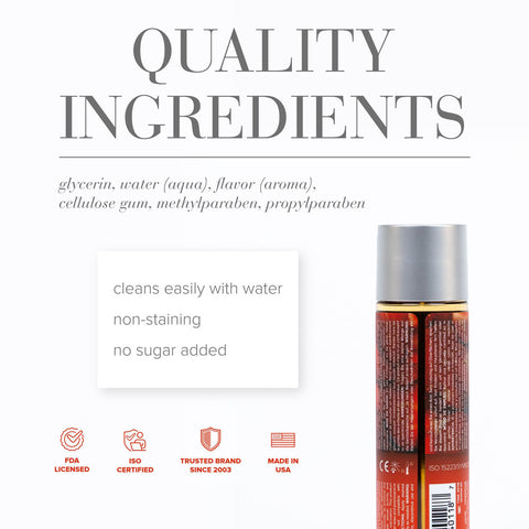 JO H2O Strawberry Kisses (Strawberry) – Water-Based Flavored Lubricant 120 mL Flavoured Lube