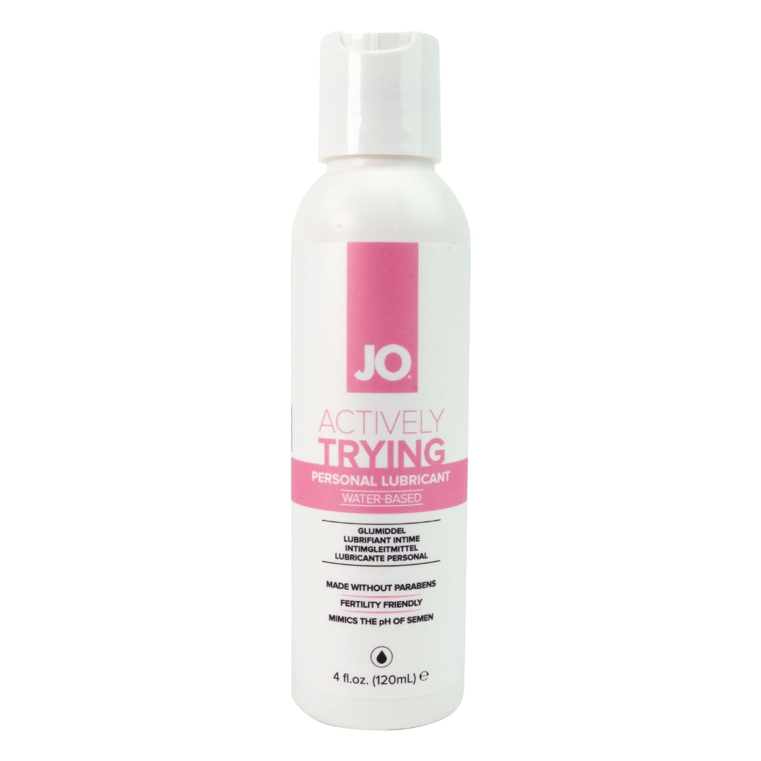 JO Actively Trying – Water-Based Fertility-Friendly Lubricant 120ml Bottle Default Title > Lube > Water Based
