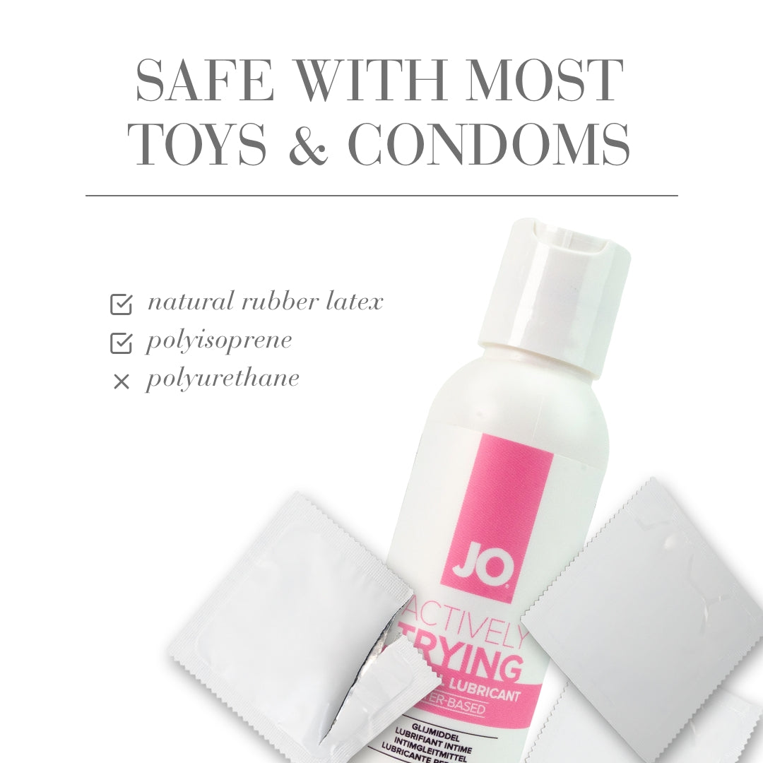 JO Actively Trying – Water-Based Fertility-Friendly Lubricant 120ml Bottle > Lube > Water Based