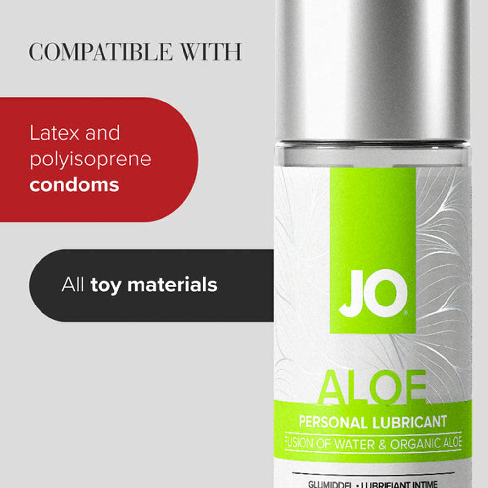 JO Aloe – Water-Based Lubricant with Aloe and Hyaluronic Acid 120ml Bottle > Lube > Water Based