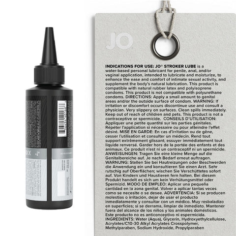 JO Stroker Lube – Water-Based Lubricant 120 ml Bottle > Lube > Water Based