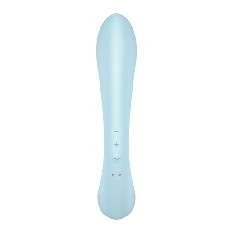 Satisfyer Triple Oh Light Blue VIBRATORS-RABBIT