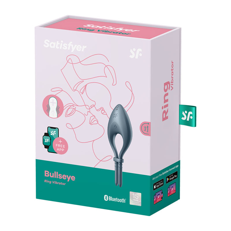 Satisfyer Bullseye Adjustable Dark Blue Penis Ring Vibrator with Bluetooth and App Control > Sex Toys > Remote Control Toys