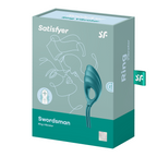 Satisfyer Swordsman (Green) – Adjustable Silicone Cock Ring Vibrator Default Title > Sex Toys > Couples Toys