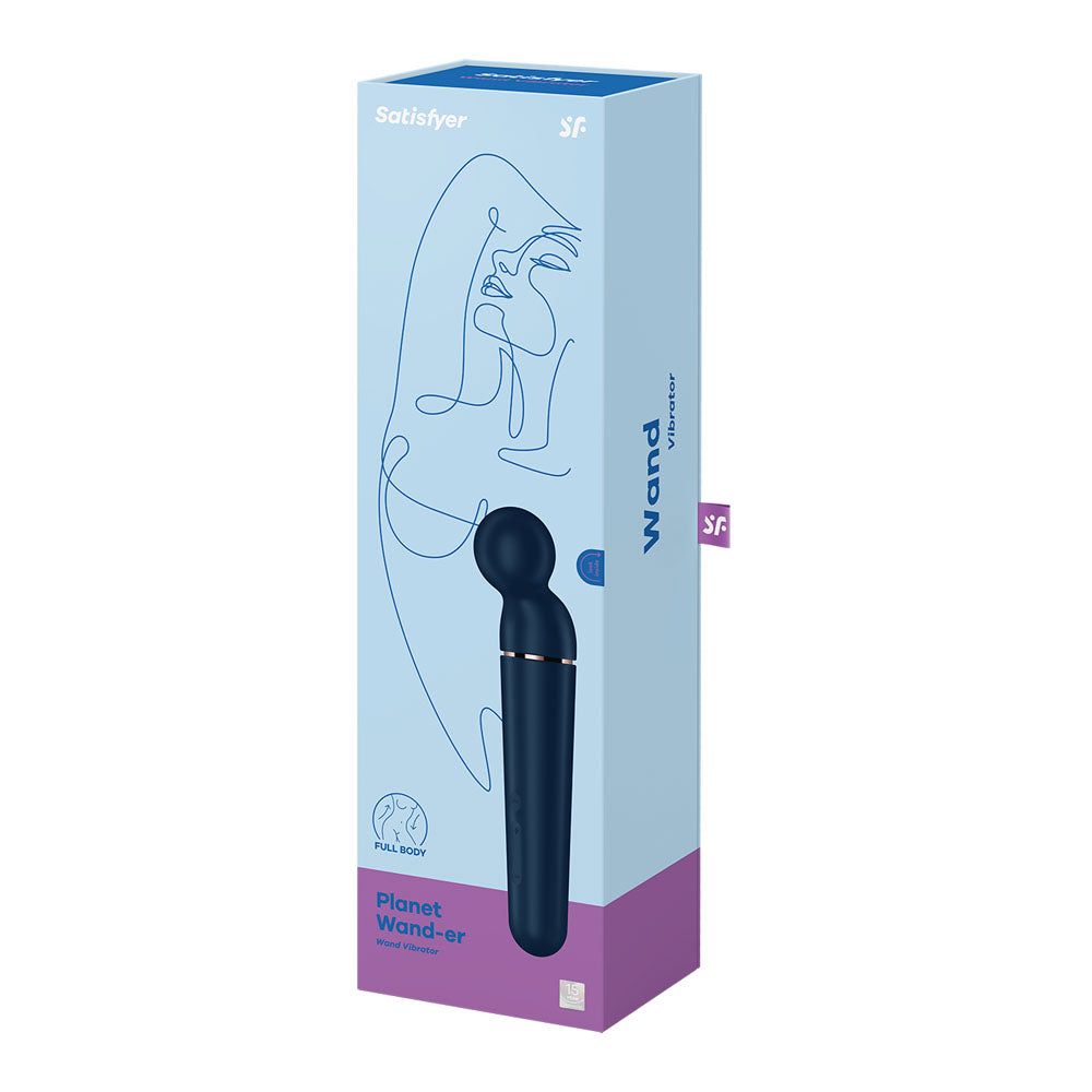 Satisfyer Planet Wand-er - Blue 10 Vibration Programs > Sex Toys > Massage Wands