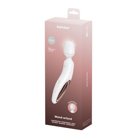 Satisfyer Wand-erland Rose Gold Rechargeable Massage Wand Vibrators