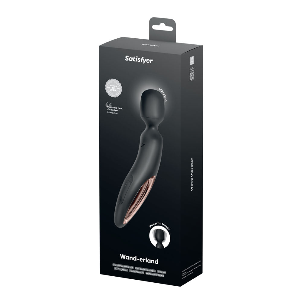 Satisfyer Wanderland Rose Gold USB Rechargeable Massage Wand Vibrators