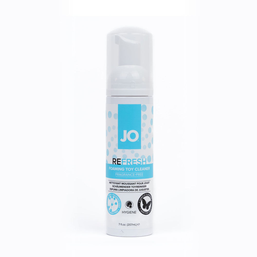 JO Refresh Foaming Toy Cleaner (207 ml) – Gentle Fragrance-Free Toy Cleaner Default Title > Essentials > Toy Cleaners Main image