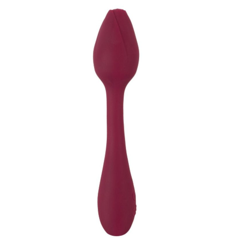 Rose Bendable G-Spot Vibrator in Pink, 7 Inches