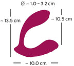 Rose Bendable Panty Vibe (Rose Pink) – Remote-Controlled Silicone Vibrator