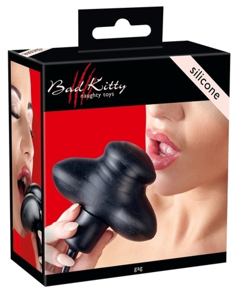 Bad Kitty Butterfly Inflatable Gag – Silicone and Latex Gag Accessory Secondary image