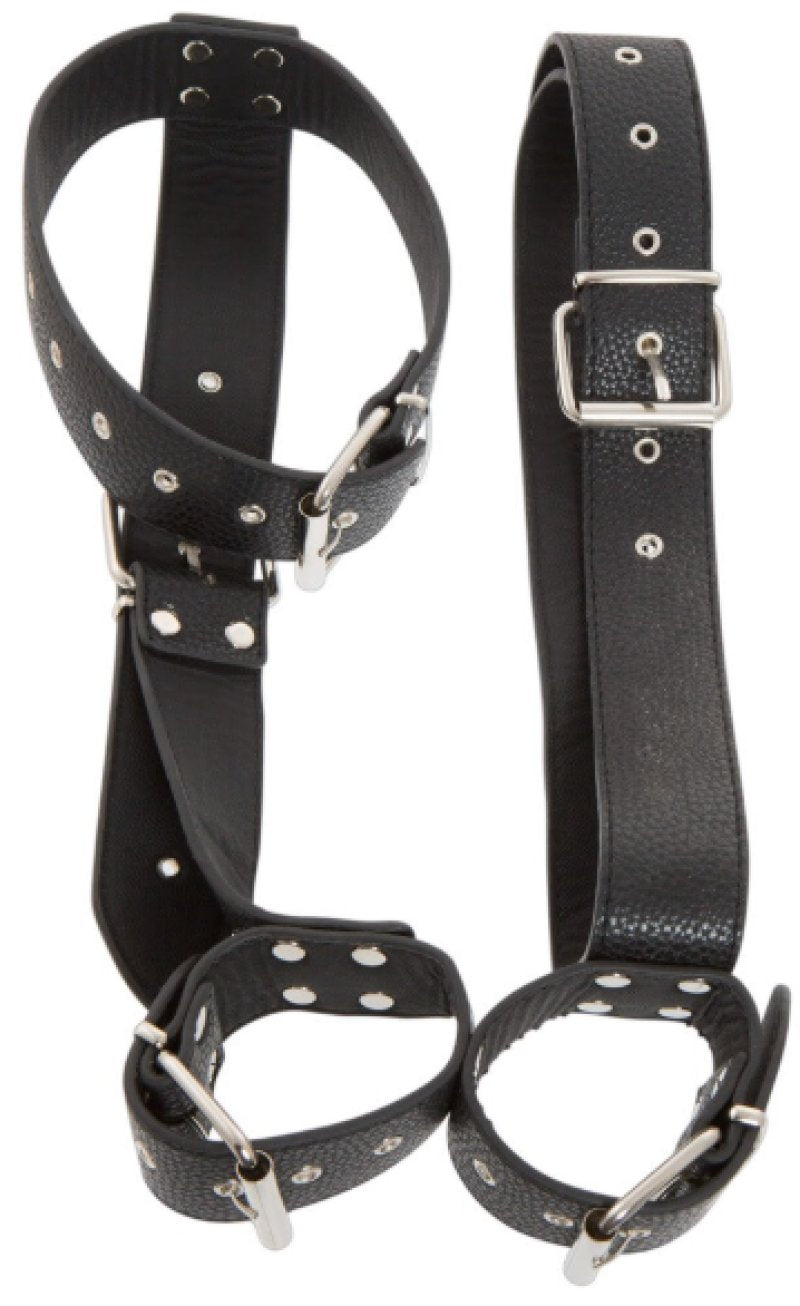 Bad Kitty Neck Restraint with Adjustable Handcuffs – Body Restraint